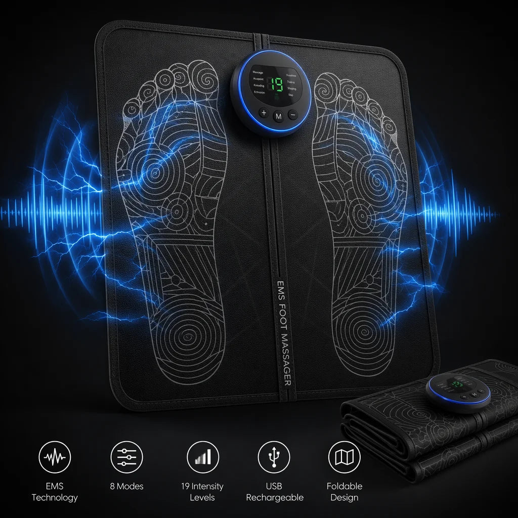 EMS Foot Massager Soulagez La Fatigue Des Pieds En 15 Minutes