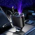 Chargeur Voiture 4 en 1 – avec Lumière Étoilée