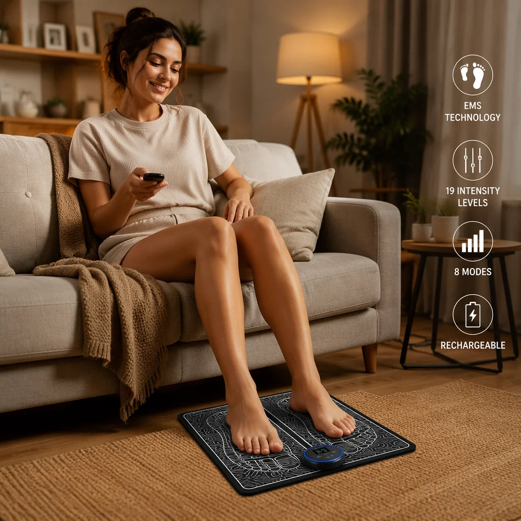 EMS Foot Massager Soulagez La Fatigue Des Pieds En 15 Minutes