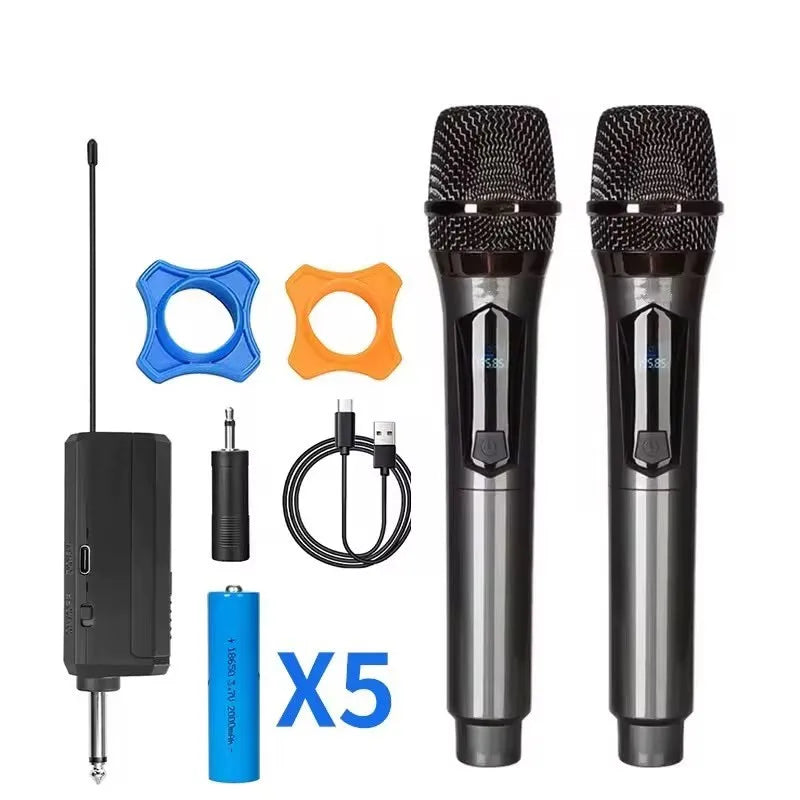 Micro Baladeur Sans Fil Professionnel - Son HD & Liberté Totale (Double Pack)
