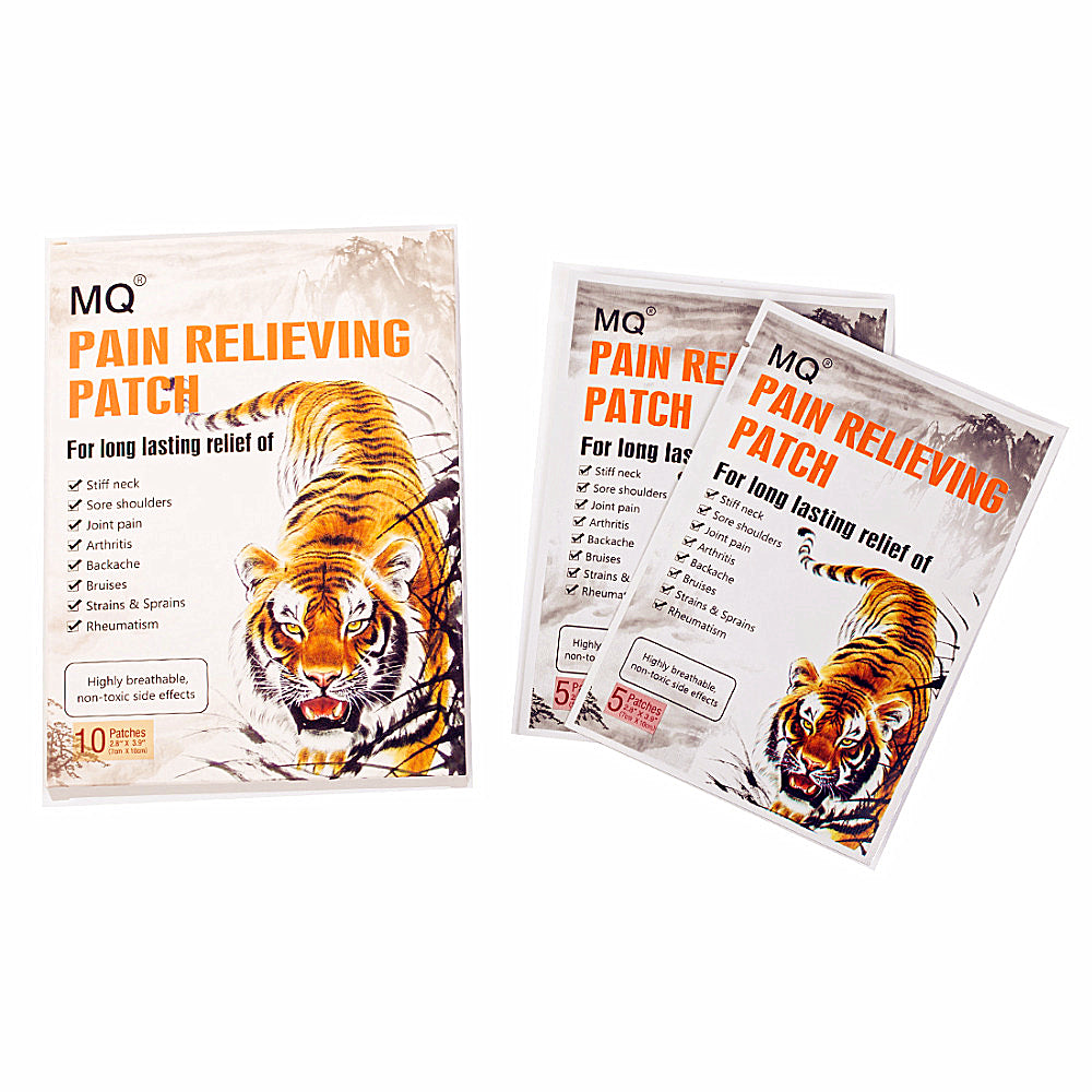 Patchs Anti-Douleur Tigre™ - Soulagement Immédiat & Durable (Pack de 10)
