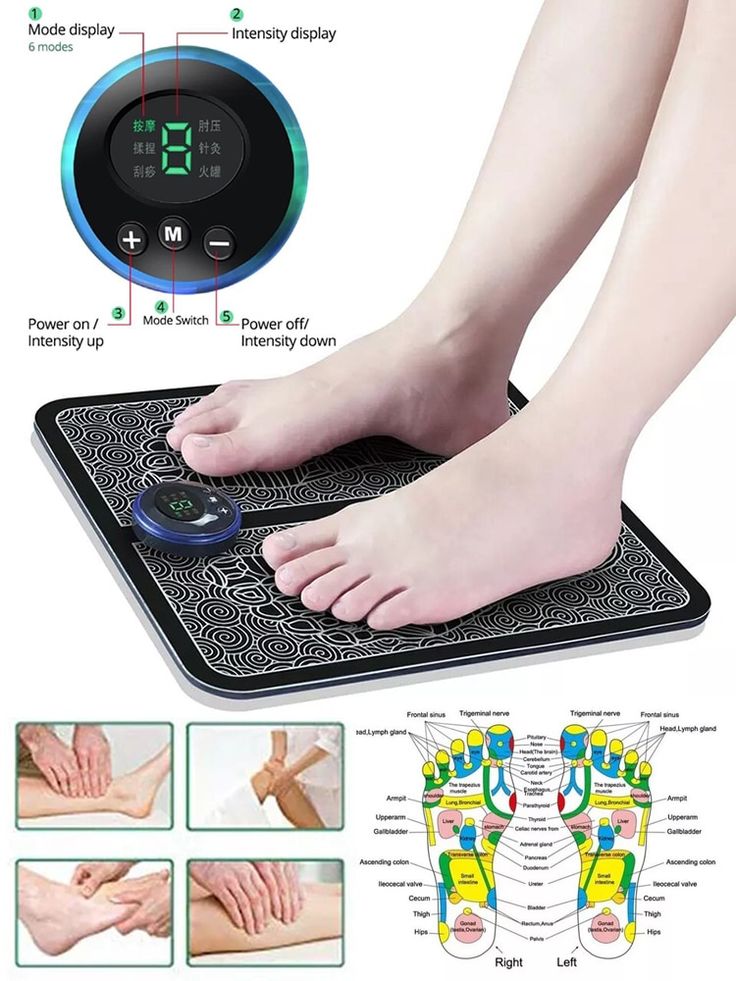 EMS Foot Massager Soulagez La Fatigue Des Pieds En 15 Minutes